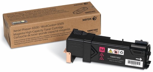 [106R01602] Cartus toner Xerox Phaser 6500, Phaser 6505 Magenta 2,5k Original