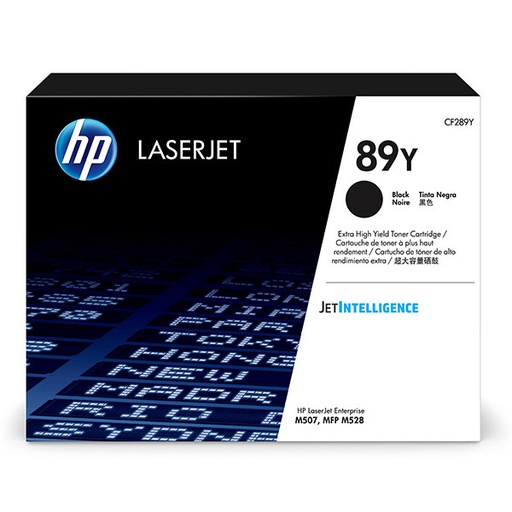 [CF289Y] Cartus toner HP LJ ENTERPRISE M528DN, LJ ENTERPRISE M507DN NR.89Y HP 20k Black Original