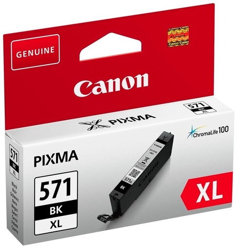 [CLI-571XLBK] Cartus cerneala Canon Pixma MG5750, MG5751, MG6850, MG6851, MG7750, MG7751, MG7752, TS5050, TS5051, TS5053, TS5055, TS6050, TS8050, TS9050 CLI-571XLB, BS0334C001AA Black 11ML Original