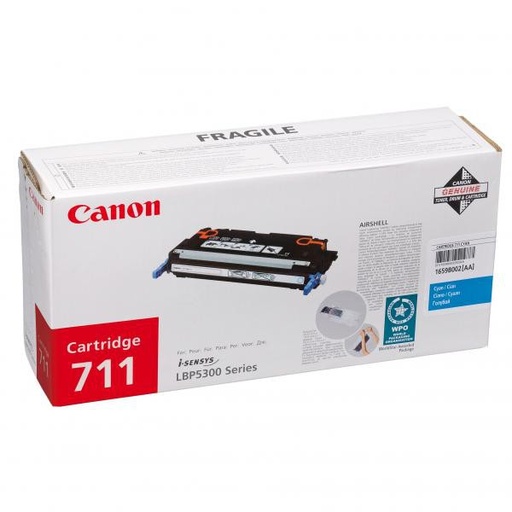 [CRG-711C] Cartus toner Canon LBP 5300, LBP 5360, MF 9130, MF 9170, MF 9220CDN, MF 9280CDN, CRG-711 Cyan Original