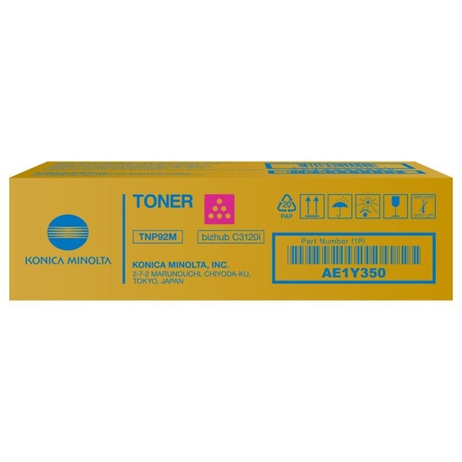[AE1Y350] Cartus toner Minolta Bizhub C 3120i, TNP92M Magenta Original