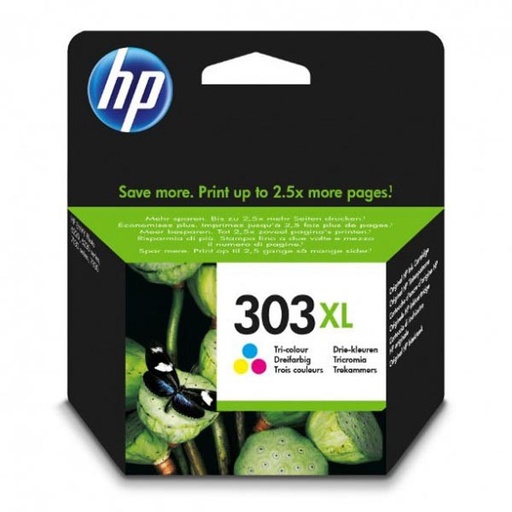 [T6N03AE] Cartus cerneala HP Envy Photo 6220, 6230 series, 7130 series, 7830, Nr.303XL, CMY Color Cyan/Magenta/Yellow Original