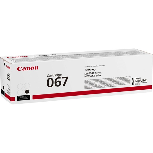 [CRG-067BKP] Cartus toner Canon ISENSYS LBP 631cw, 633cdw, MF 651cw, 655cdw, 657cdw, CRG-067Bk, 5102C002AA 1.35k Black Promo Original