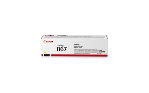 [CRG-067YP] Cartus toner Canon ISENSYS LBP 631cw, 633cdw, MF 651cw, 655cdw, 657cdw, CRG-067Y, 5099C002AA 1.2k Yellow Promo Original