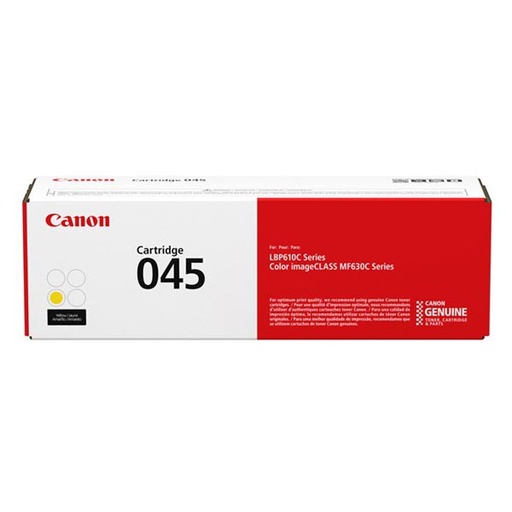 [CRG-045YP] Cartus toner Canon I-Sensys MF631CN, MF633CDW, MF635CX, LBP 611CN, LBP 613CDWCYAN, CRG-045C, 1239C002AA, 1,3K Yellow PROMO Original