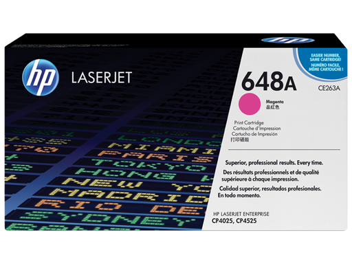 [CE263A] Cartus toner HP Color LJ Enterprise CP 4525, Color LJ Enterprise CP 4025, NR.648A, HP 648A, CE263A, 11k, Magenta, Original