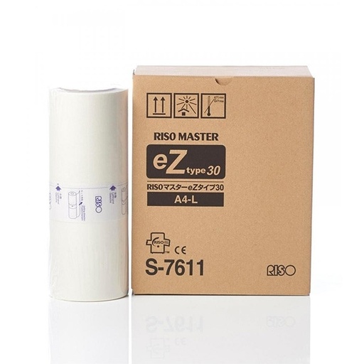 [S-7611] Master Risograph EZ 200, EZ 201, A4, EZ-Type 30  , S-8188E , 2 role Original