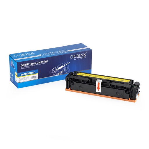 [ORCACRG045HY] Cartus toner Canon i-SENSYS LBP-611Cn, i-SENSYS LBP-613Cdw, i-SENSYS MF-631Cn, i-SENSYS MF-633Cdw, i-SENSYS MF-635Cx, Color LJ M277dn, Color LJ Pro M252dn, Color LJ Pro MFP M277dw, Color LJ Pro MFP M277,Color LJ M274n, 2.2k CRG-045HY Yellow- Compatibil ORINK