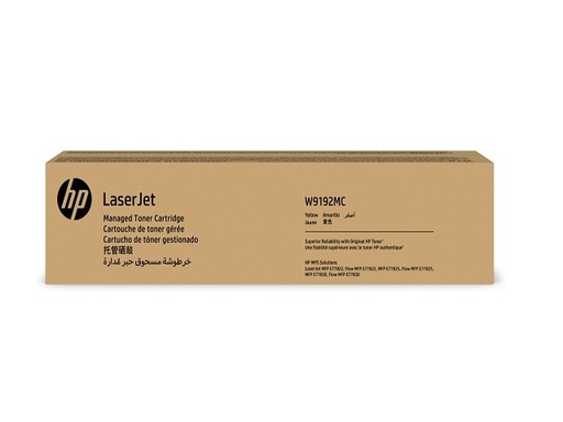 [W9192MC] Cartus toner HP LJ Managed MFP E 77822, MFP E 77825, MFP E 77830 28k Yellow Original