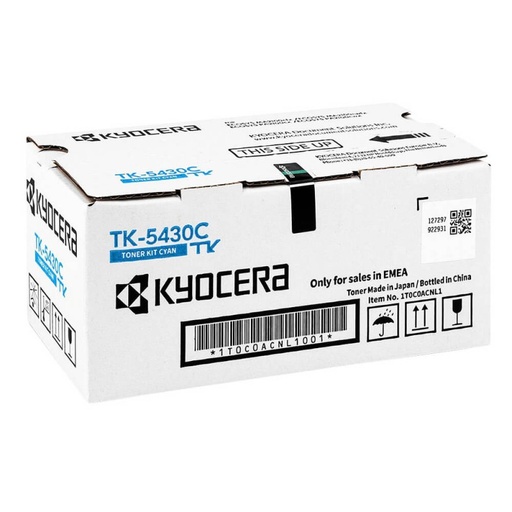 [TK-5430C] Cartus toner Kyocera ECOSYS PA2100cx, PA2100cwx, MA2100cfx, MA2100cwfx, TK-5430C, 1.2k Cyan Original