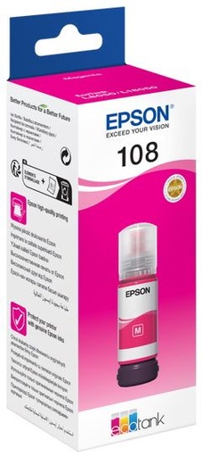 [C13T09C34A] Cartus cerneala Epson 108 EcoTank L8050, 70ml Magenta Original