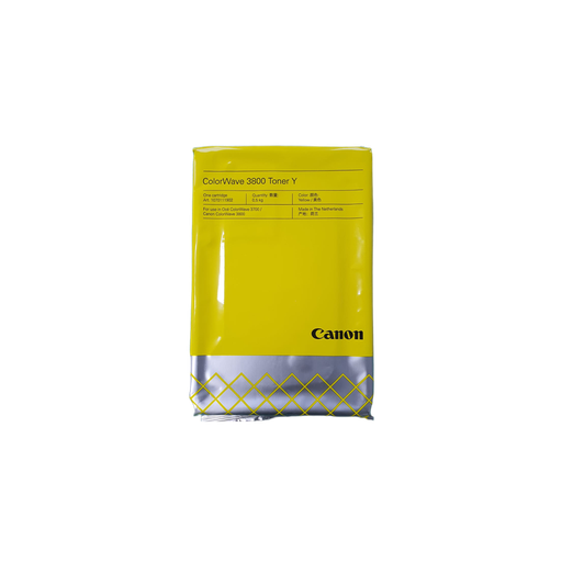 [4568C007AA] Cartus toner Canon ColorWave3800, 1070111902, 4568C007AA, 500g Yellow Original