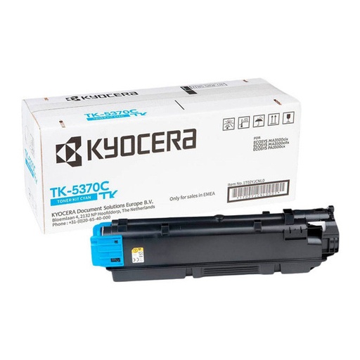 [TK-5370C] Cartus toner Kyocera Mita ECOSYS PA3500cx, MA3500icx, MA3500cifx, TK-5370, 1T02YJCNL0, 5K Cyan Original