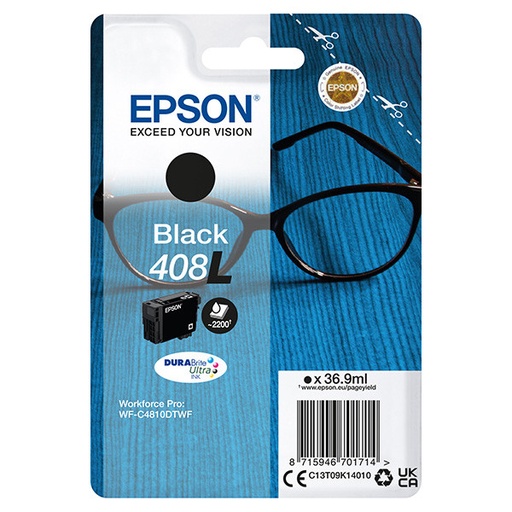 [C13T09K14010] Cartus cerneala Epson WorkForce Pro WF C4310DW, C4810DTWF, 36.9 ml Black Original