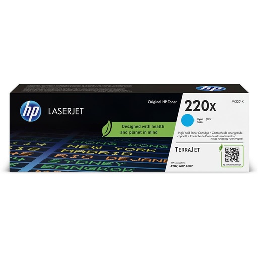 [W2201X] Cartus toner HP Color LaserJet Pro 4202 MFP 4302, 5.5k W2201X Cyan Original