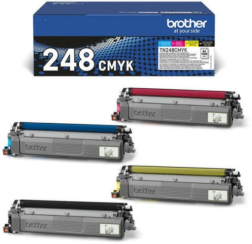 [TN248CMYK] Multipack toner Brother MFC-L8340CDW, MFC-L8390CDW, TN248CMYK Cyan/Magenta/Yellow/Black Original