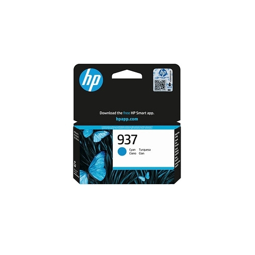 [4S6W2NE] Cartus cerneala HP Office Jet Pro 8122e, 8132e, HP 937, 0.8K Cyan Original