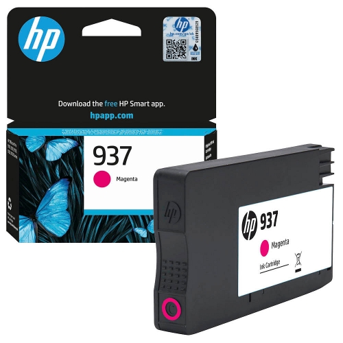 [4S6W3NE] Cartus cerneala HP Office Jet Pro 8122e, 8132e, HP 937, 0.8K Magenta Original