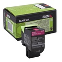Cartus toner Lexmark Return CX 310dn, CX 310n, CX 410de, CX 410dte, CX 410e, CX 510de Nr.802 80C20M0 1k Magenta Promo Original