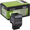 Cartus toner Lexmark Return CX 310dn, CX 310n, CX 410de, CX 410dte, CX 410e, CX 510de Nr.802 80C20K0 1k Black Promo Original