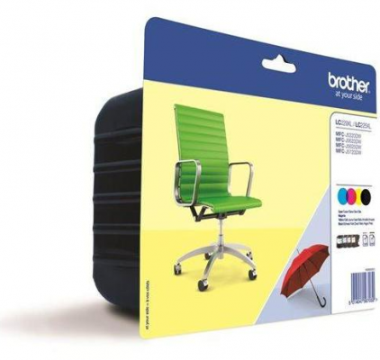 [LC229XLVALBP] Multipack cerneala Brother MFC 5320, 5620, 5720  (LC229XLBK+LC225XLC+LC225XLM+LC225XLY) , BK/C/M/Y Original